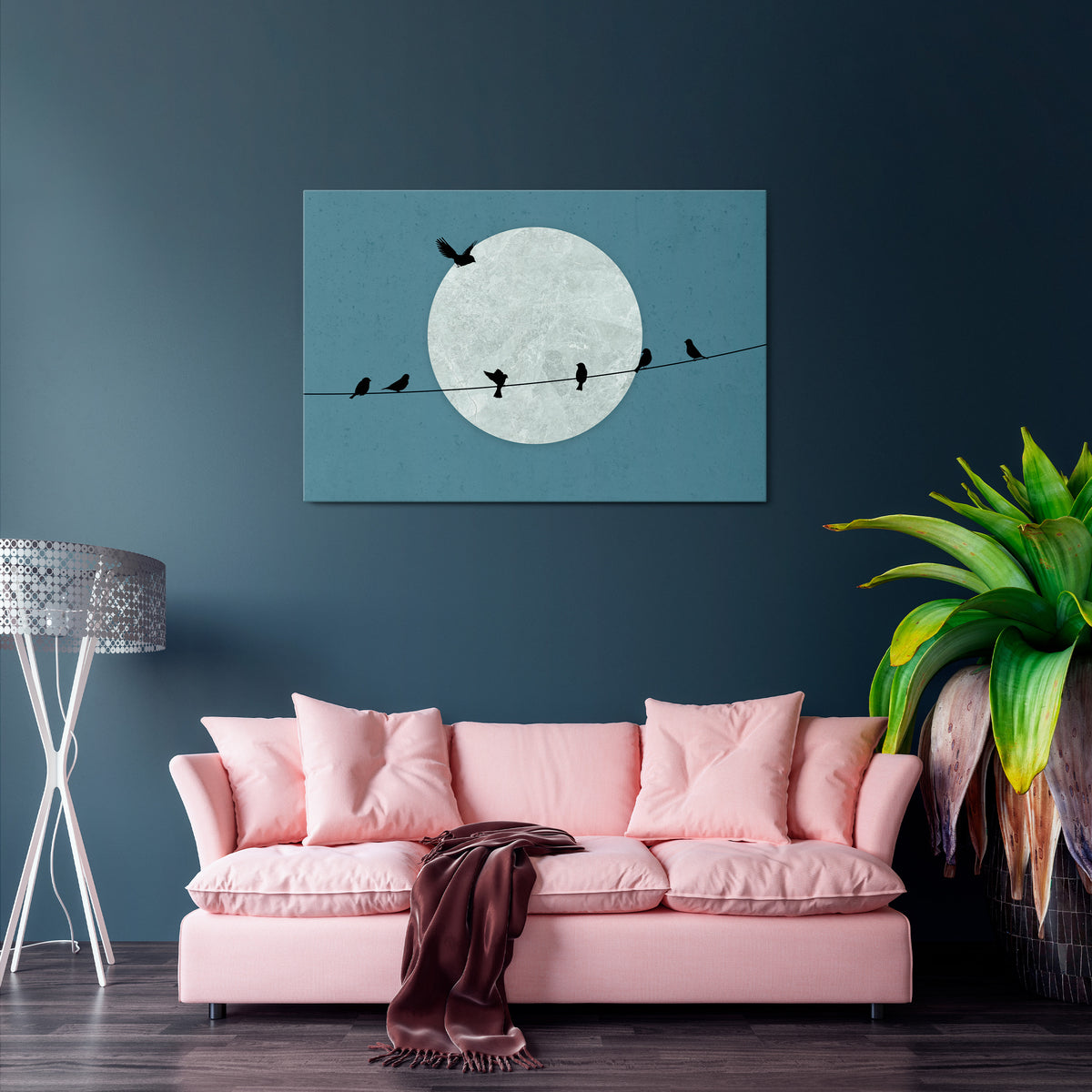 MOONLIT REST Stampa su tela orizzontale
