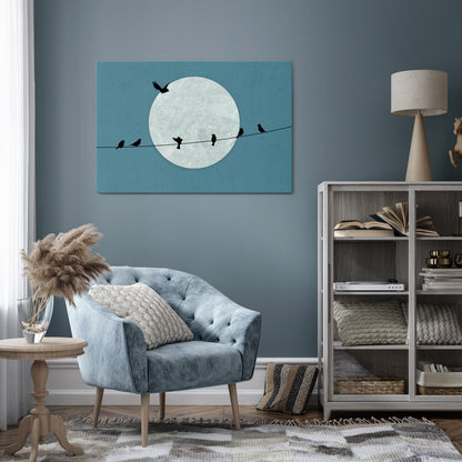 MOONLIT REST Stampa su tela orizzontale