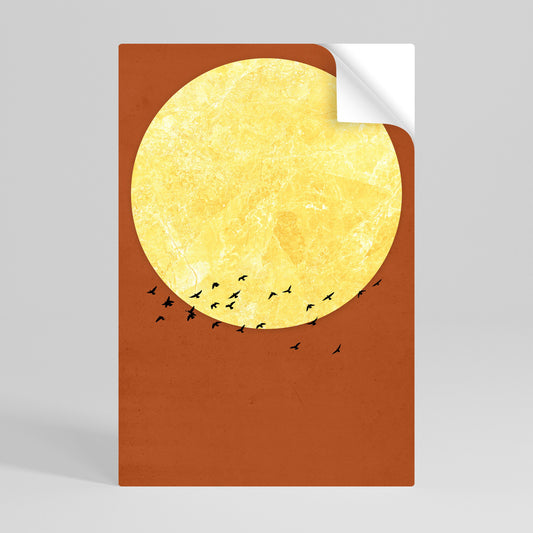 MOONLIGHT MIGRATION Poster verticale staccabile e attaccabile