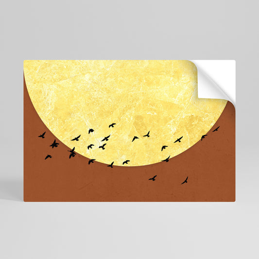 Poster orizzontale staccabile e attaccabile MOONLIGHT MIGRATION