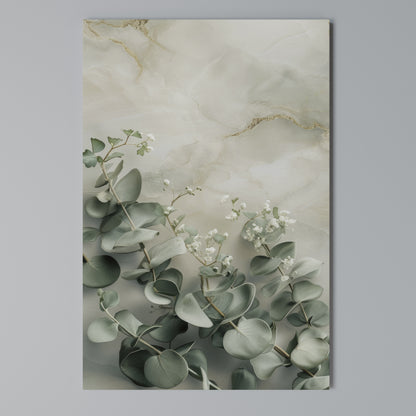 ELEGANT LEAF BALLET Stampa su Tela Verticale