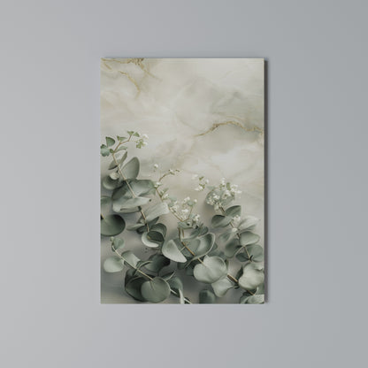 ELEGANT LEAF BALLET Stampa su Tela Verticale