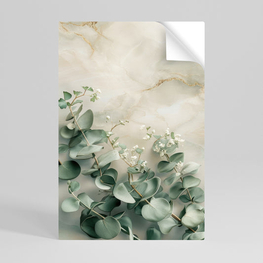 ELEGANTE BALLET DI FOGLIE Poster verticale staccabile e attaccabile