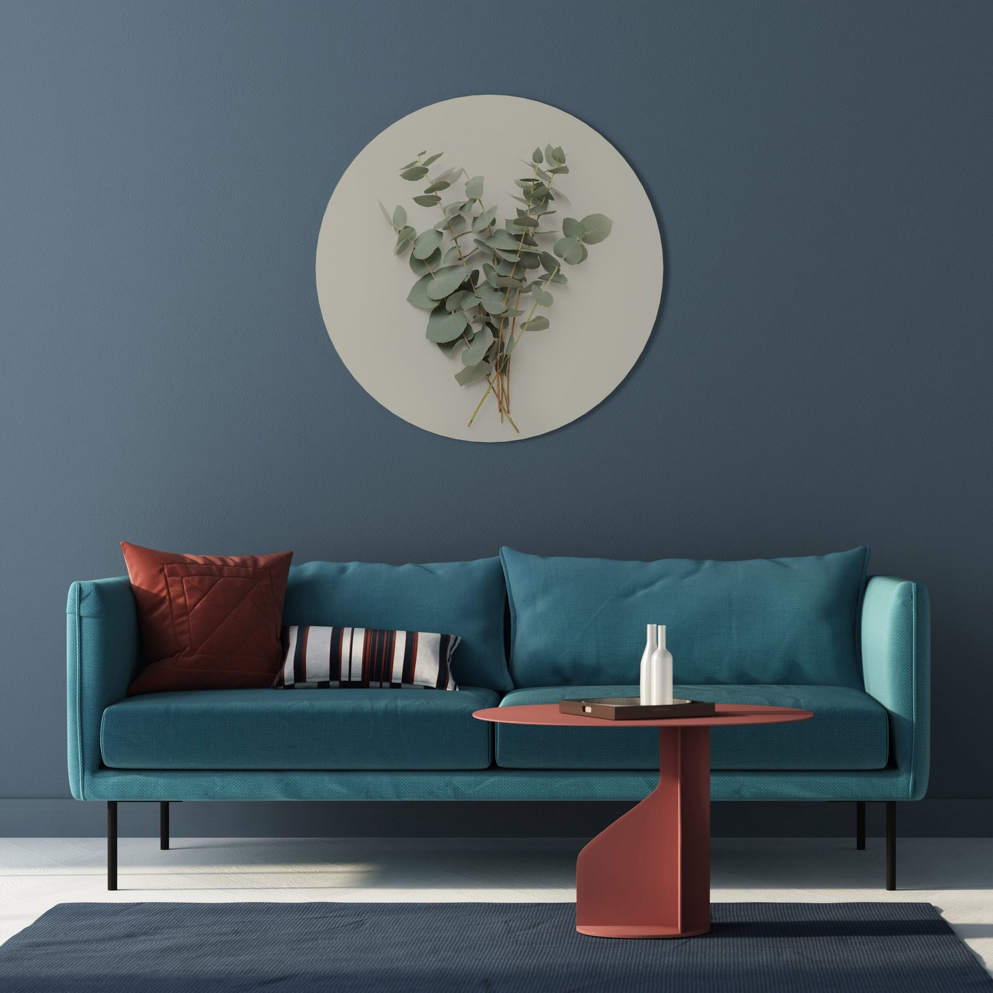 FOLIAGE FANTASIES Round Wall Art