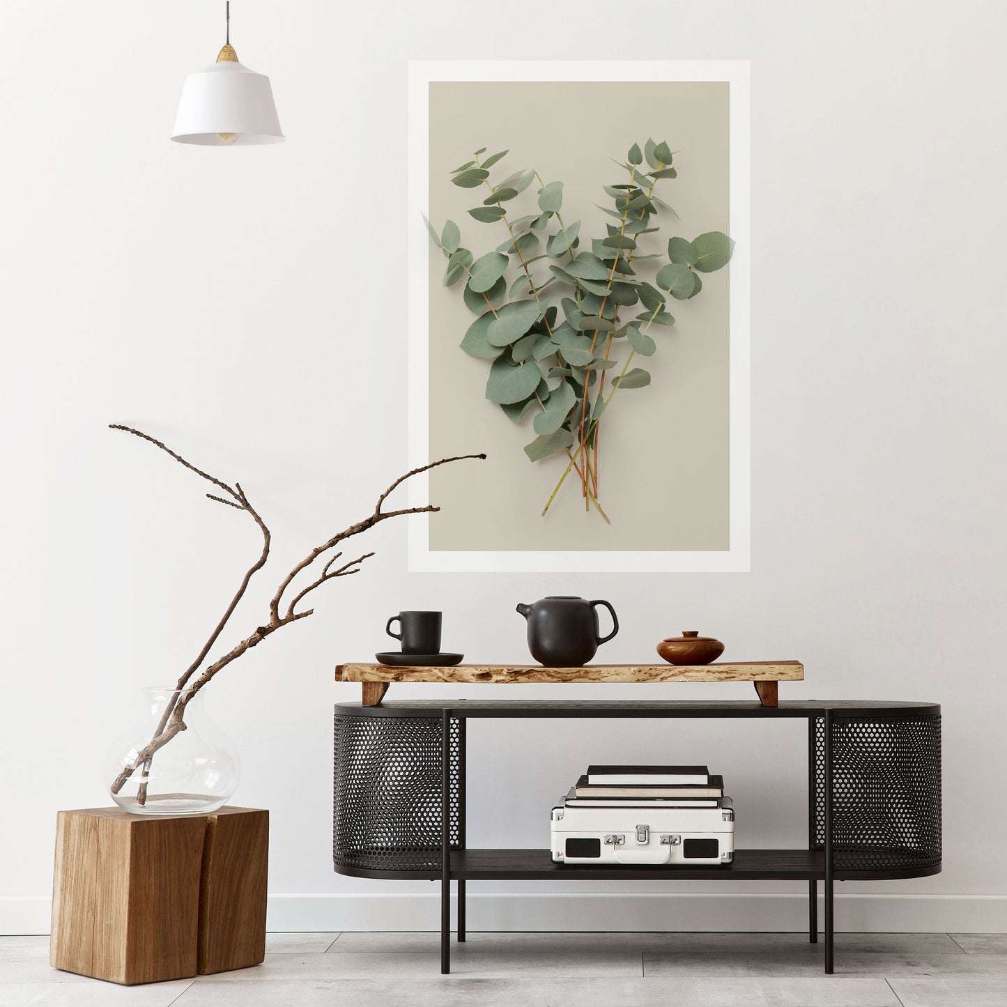 FANTASIE DI FOGLIAME Poster verticale staccabile e attaccabile