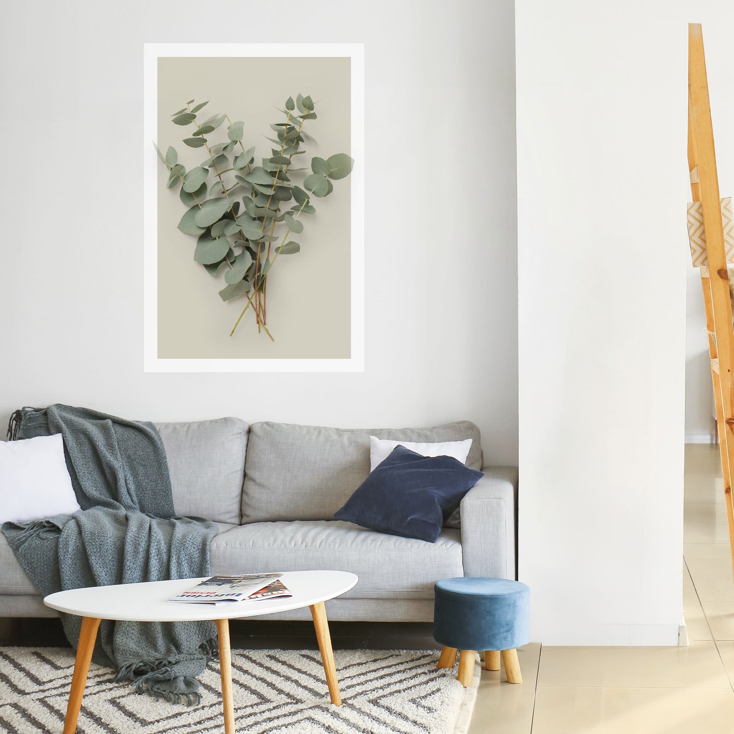 FANTASIE DI FOGLIAME Poster verticale staccabile e attaccabile