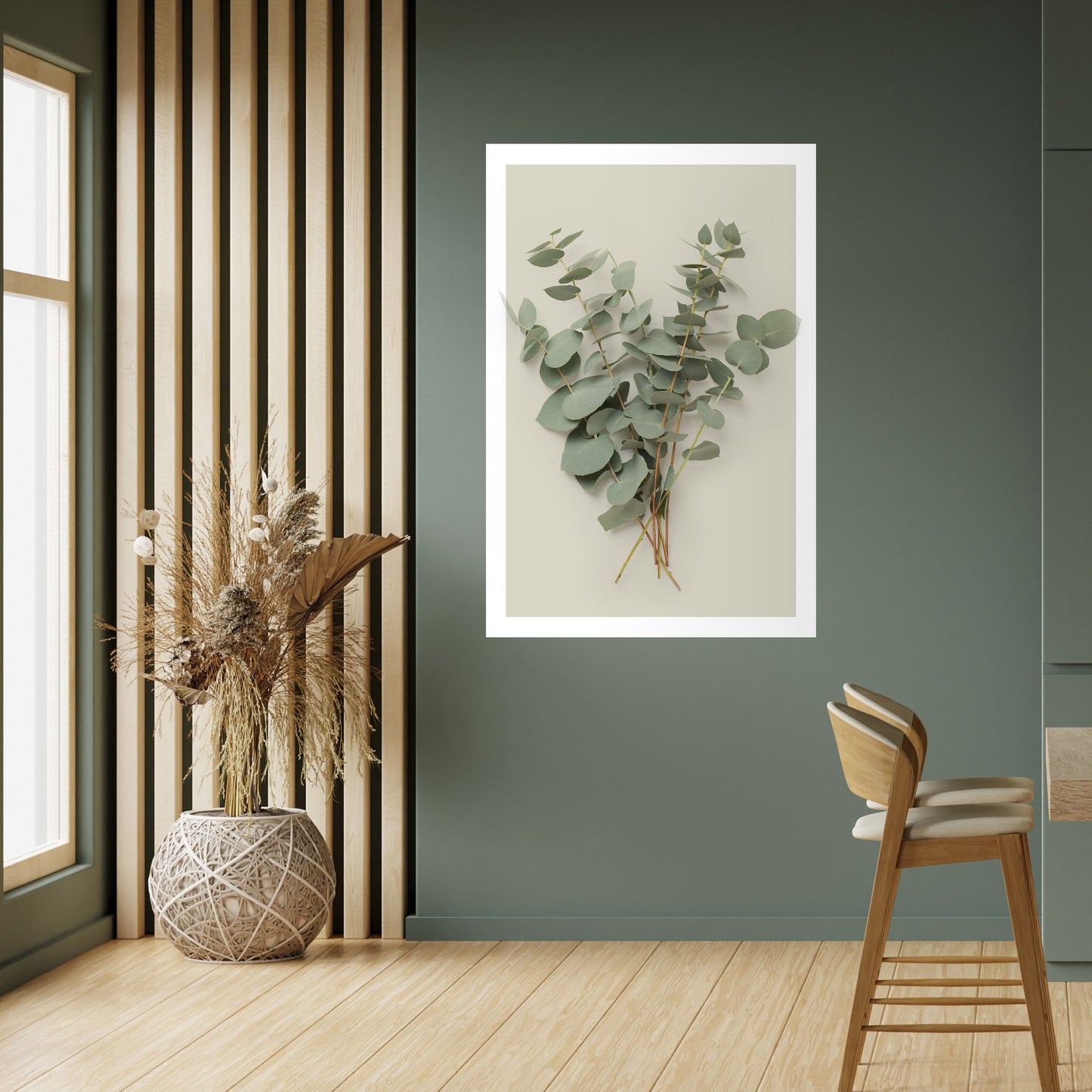 FANTASIE DI FOGLIAME Poster verticale staccabile e attaccabile