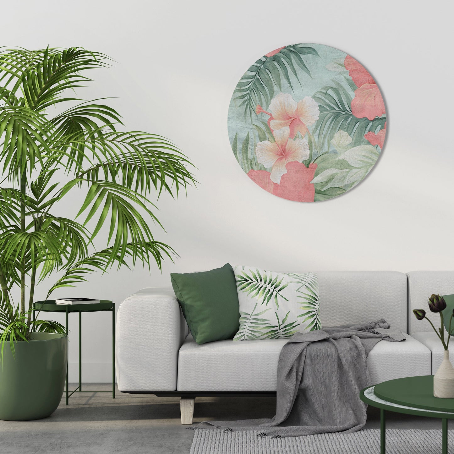 HAWAIIAN SPIRIT Round Wall Art