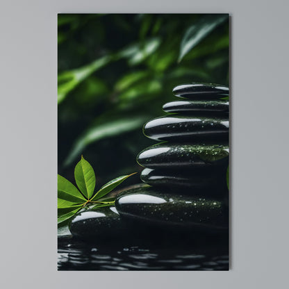 HARMONY STONES Stampa su Tela Verticale