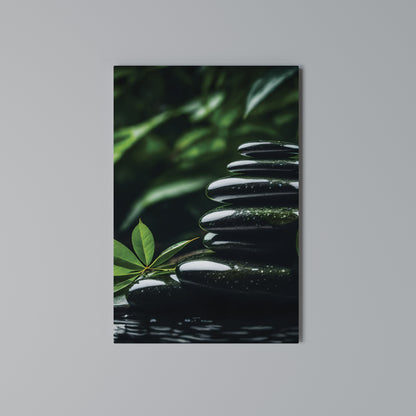 HARMONY STONES Stampa su Tela Verticale
