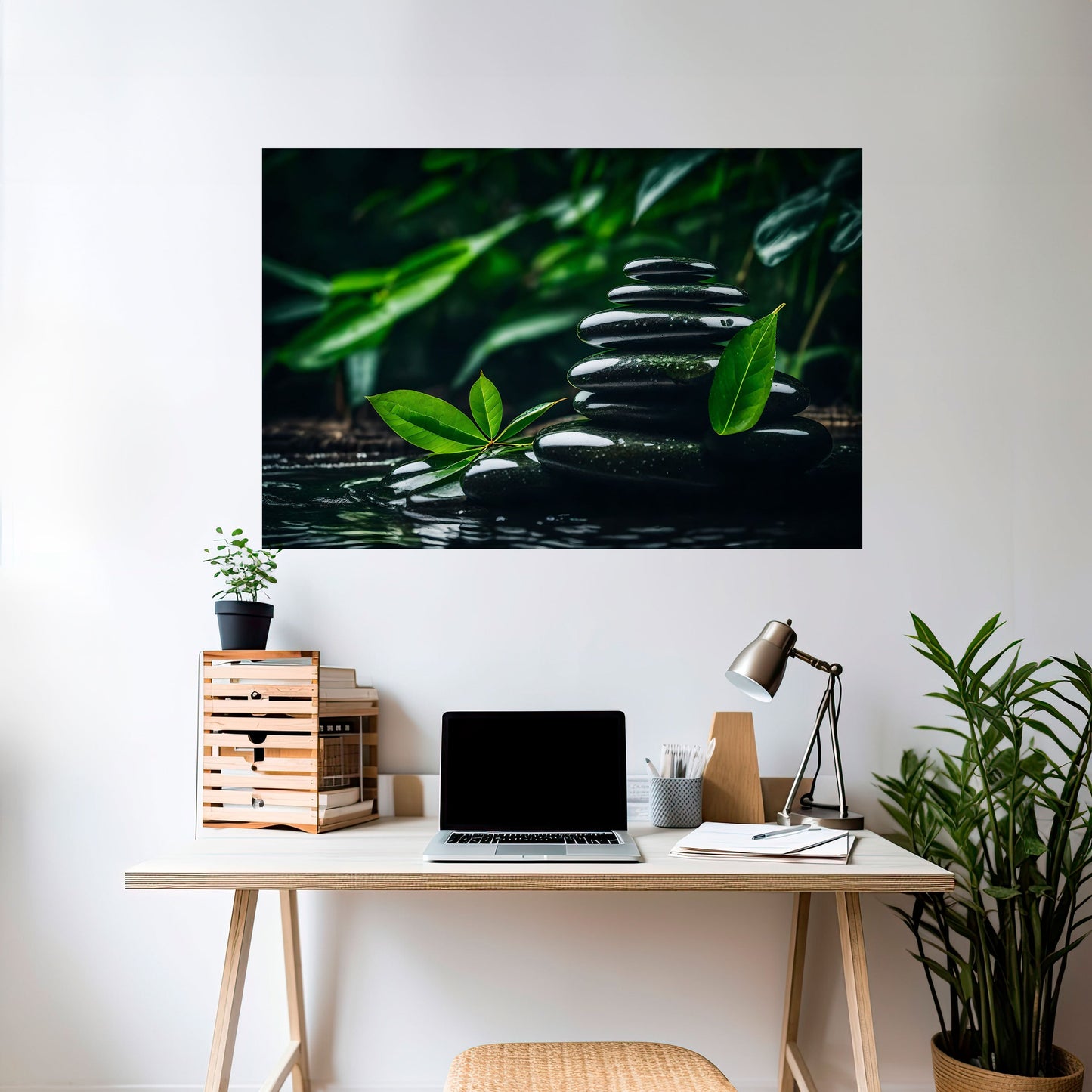 HARMONY STONES Poster orizzontale staccabile e attaccabile