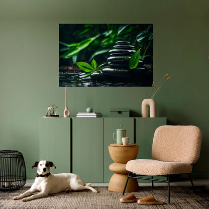 HARMONY STONES Poster orizzontale staccabile e attaccabile