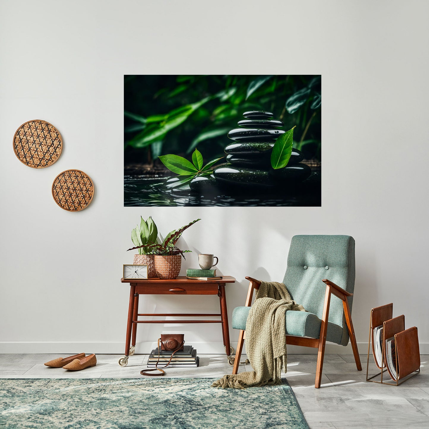 HARMONY STONES Poster orizzontale staccabile e attaccabile