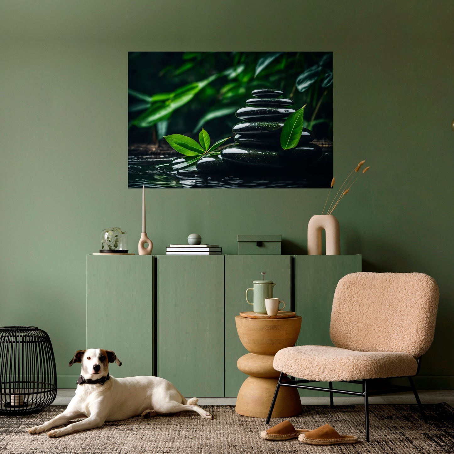 HARMONY STONES Poster orizzontale staccabile e attaccabile