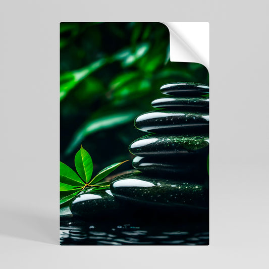 HARMONY STONES Poster verticale staccabile e attaccabile