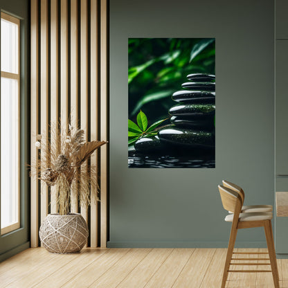HARMONY STONES Poster verticale staccabile e attaccabile