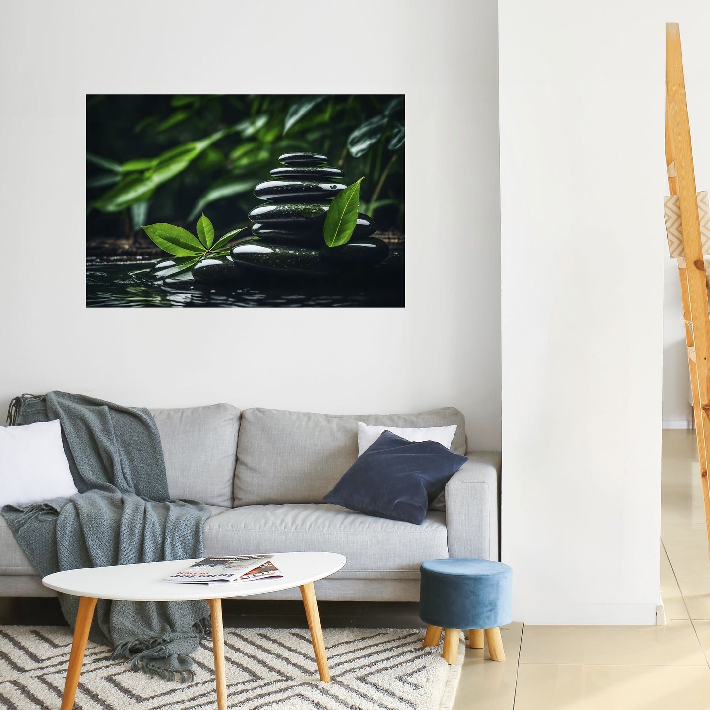 HARMONY STONES Poster orizzontale staccabile e attaccabile