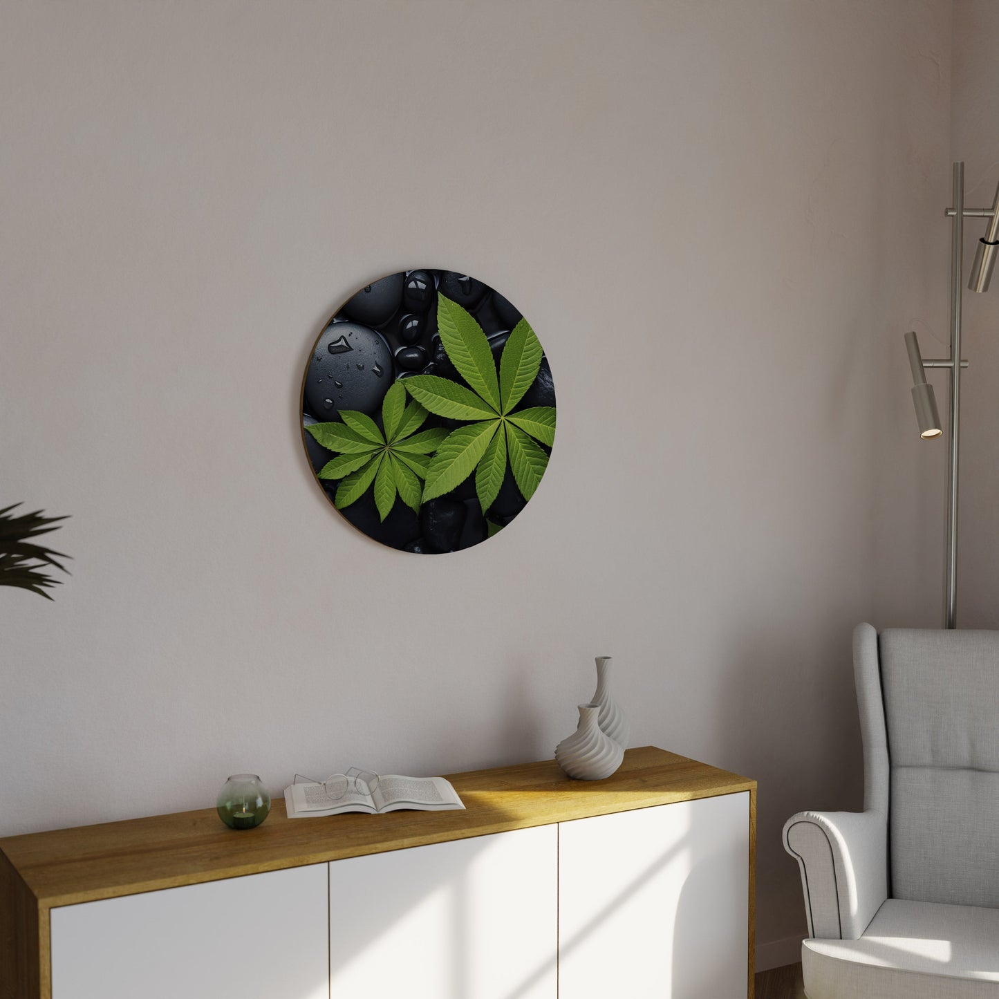 NATURE'S EMBRACE Round Wall Art
