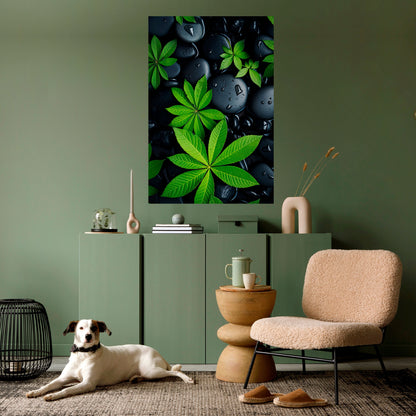 Poster verticale staccabile e attaccabile "NATURE'S EMBRACE"