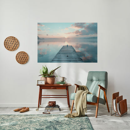 Poster orizzontale staccabile e attaccabile GENTLE MORNING MYSTIQUE