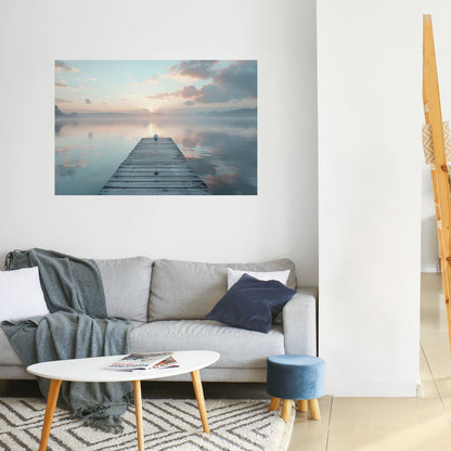Poster orizzontale staccabile e attaccabile GENTLE MORNING MYSTIQUE