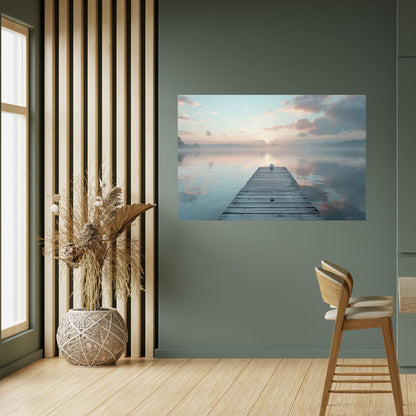 Poster orizzontale staccabile e attaccabile GENTLE MORNING MYSTIQUE