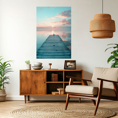 Poster verticale staccabile e attaccabile GENTLE MORNING MYSTIQUE