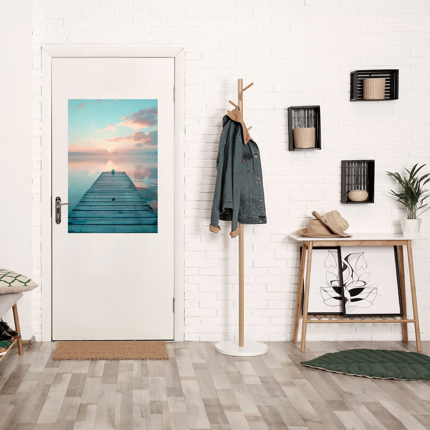 Poster verticale staccabile e attaccabile GENTLE MORNING MYSTIQUE