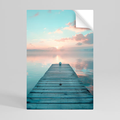 Poster verticale staccabile e attaccabile GENTLE MORNING MYSTIQUE