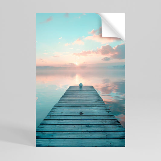 Poster verticale staccabile e attaccabile GENTLE MORNING MYSTIQUE