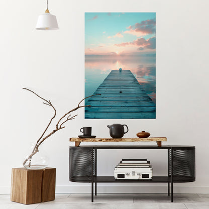 Poster verticale staccabile e attaccabile GENTLE MORNING MYSTIQUE