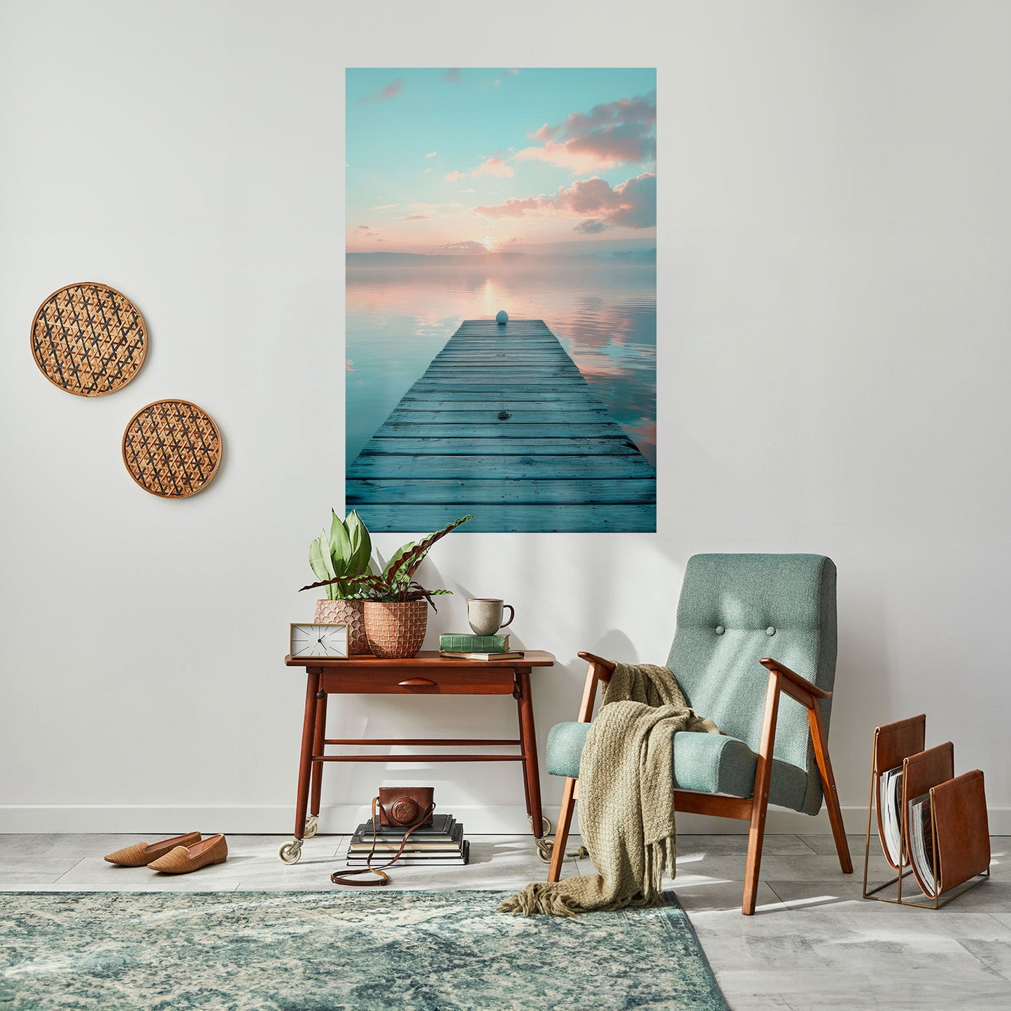 Poster verticale staccabile e attaccabile GENTLE MORNING MYSTIQUE