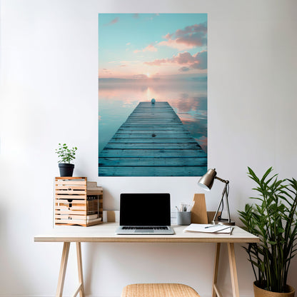 Poster verticale staccabile e attaccabile GENTLE MORNING MYSTIQUE