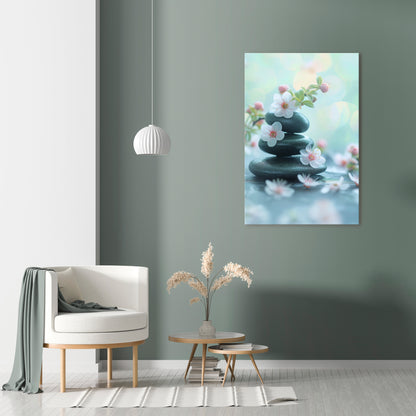MINDFUL MOMENTS Stampa su tela verticale