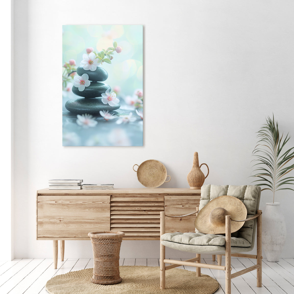 MINDFUL MOMENTS Stampa su tela verticale