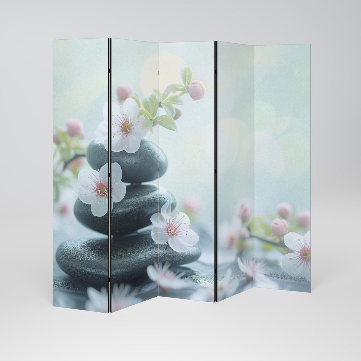 MINDFUL MOMENTS Decorative 5-Panel Room Divider