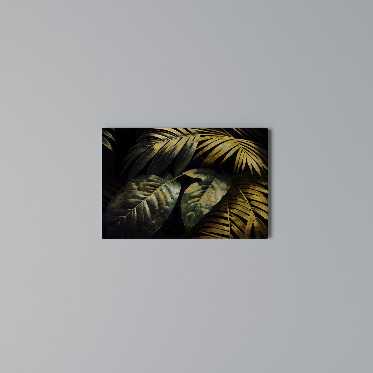 ENIGMATIC FOLIAGE TWILIGHT Horizontal Canvas Print