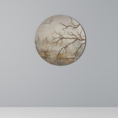 FLIGHT OF FANTASY Round Wall Art