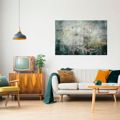 ARMONIA NEL VERDE Poster orizzontale staccabile e attaccabile