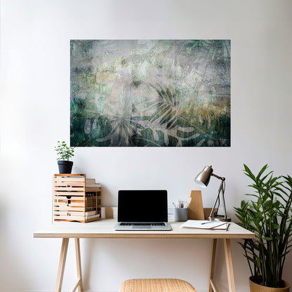 ARMONIA NEL VERDE Poster orizzontale staccabile e attaccabile