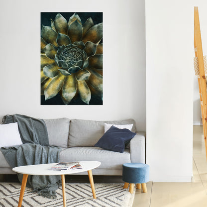 Poster verticale staccabile e attaccabile "MISTICO VIRTUALE DI SUCCULENTE"
