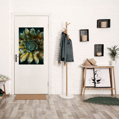Poster verticale staccabile e attaccabile "MISTICO VIRTUALE DI SUCCULENTE"