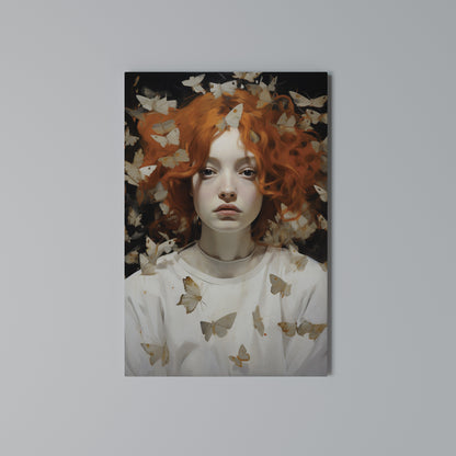 BUTTERFLY DREAMS Stampa su Tela Verticale