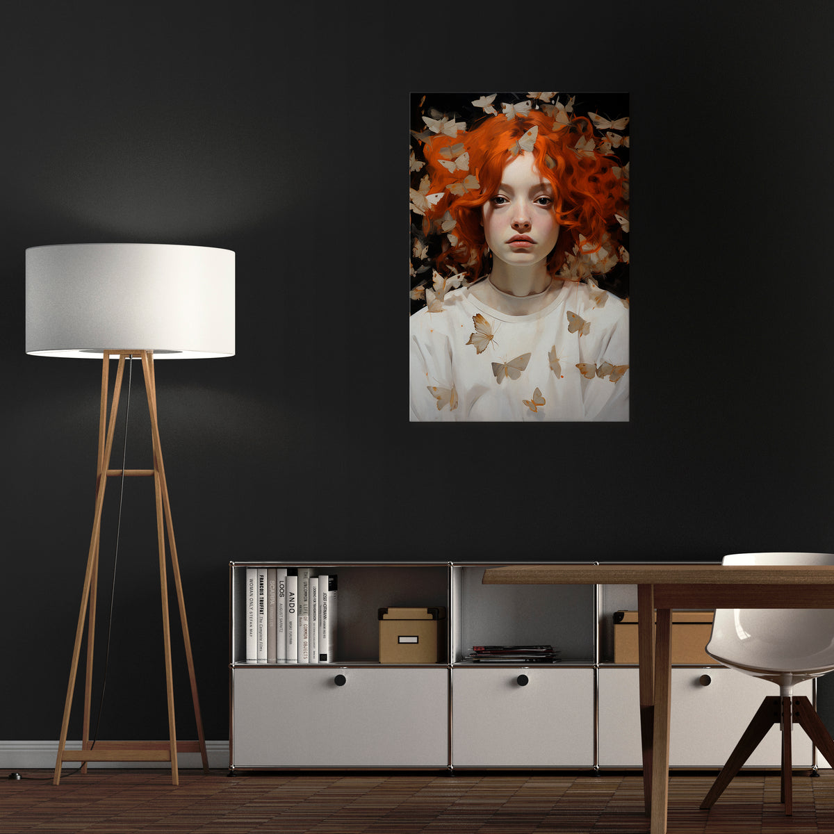 BUTTERFLY DREAMS Stampa su tela verticale