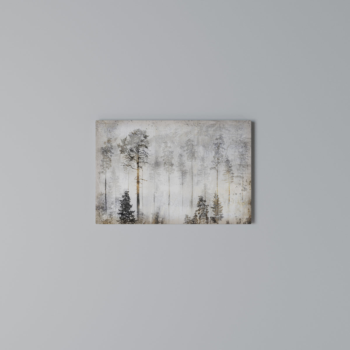 FADE IN THE TREES Horizontal Canvas Print
