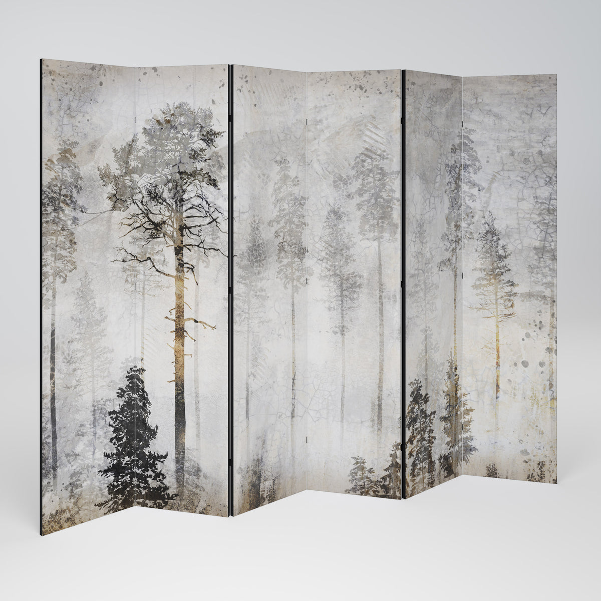 FADE IN THE TREES Paravento Decorativo a 6 Pannelli