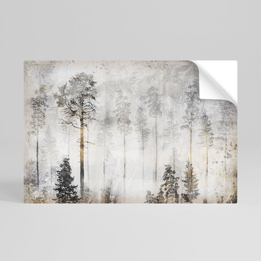 FADE IN THE TREES Poster orizzontale staccabile e attaccabile