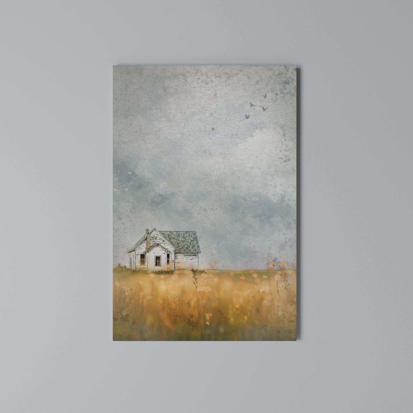 FIELDS OF FADING LIGHT Vertical Canvas Print