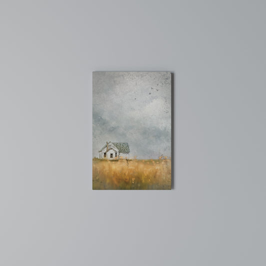 FIELDS OF FADING LIGHT Stampa su Tela Verticale