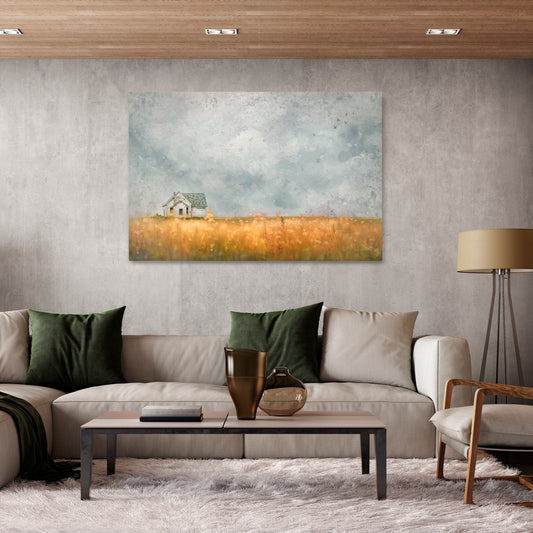 FIELDS OF FADING LIGHT Horizontal Canvas Print